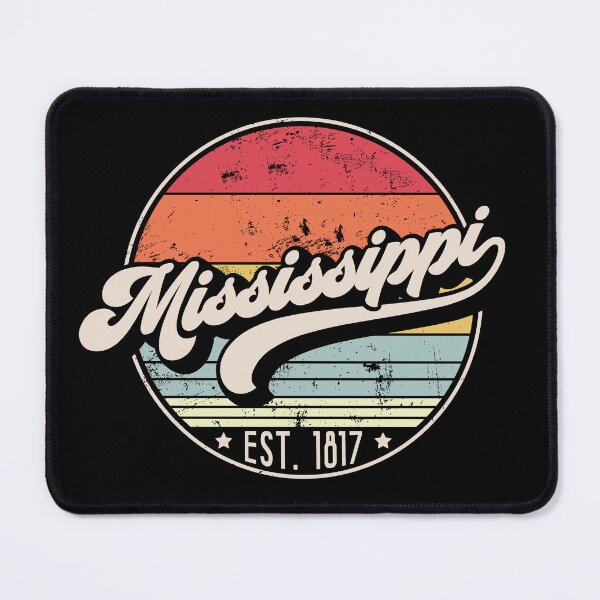 Item preview, Retro Mississippi Distressed Sunset Design designed and sold by gorillamerch.
