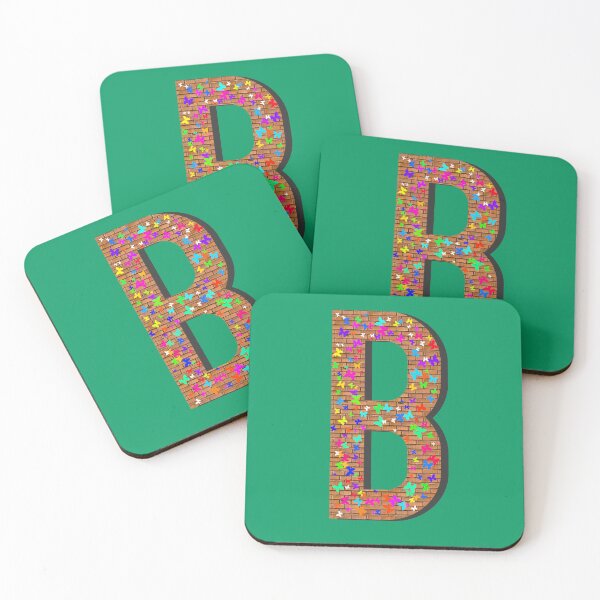 Item preview, Letter B Graffiti Butterflies designed and sold by UniqueDesignHub.