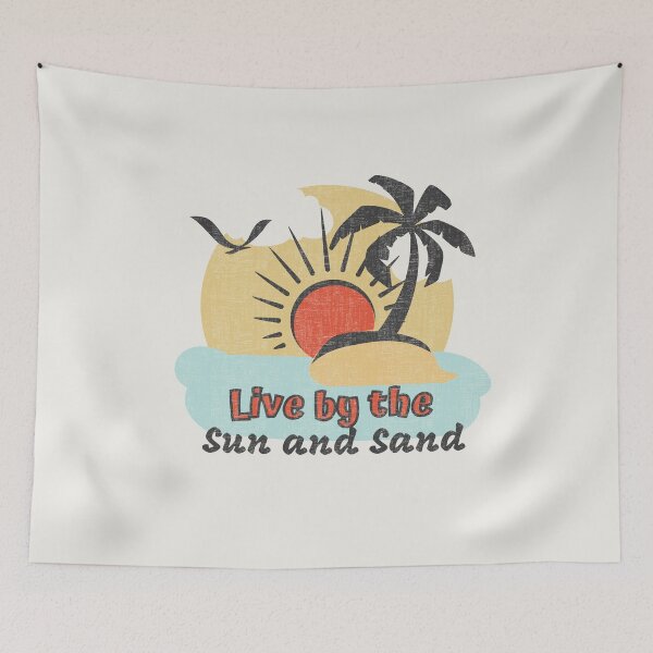 Item preview, Live by the sun and sand – Beach life designed and sold by yococo.