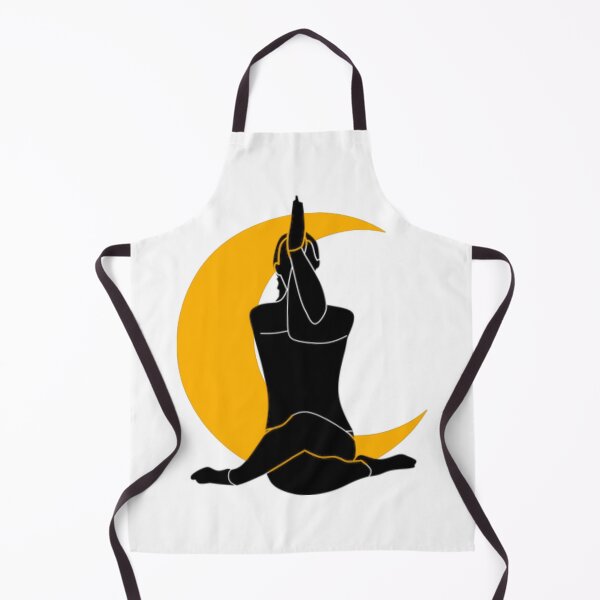 Item preview,   Cute half moon yoga pose art. designed and sold by BEAUTY ⭐⭐⭐⭐⭐.