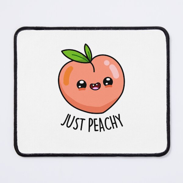 Item preview, Just Peachy Funny Peach Puns designed and sold by punnybone.