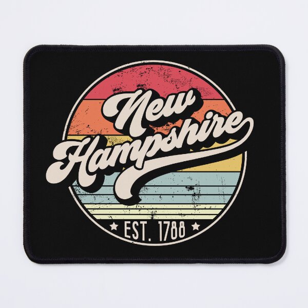 Item preview, Retro New Hampshire Distressed Sunset Design designed and sold by gorillamerch.
