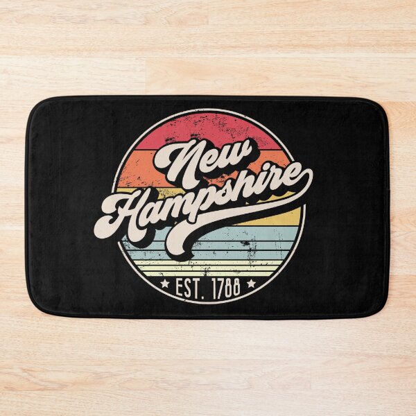 Item preview, Retro New Hampshire Distressed Sunset Design designed and sold by gorillamerch.