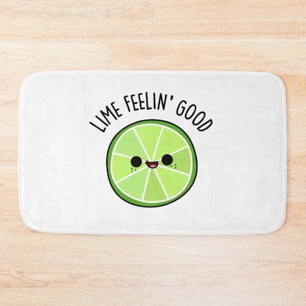 Item preview, Lime Feeling Good Funny Fruit Puns  designed and sold by punnybone.