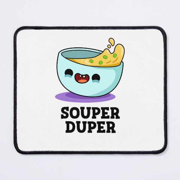 Item preview, Souper Duper Funny Soup Puns  designed and sold by punnybone.