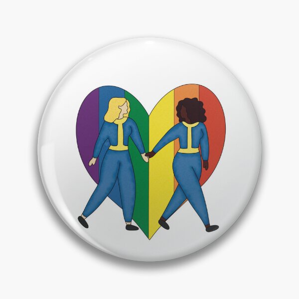 Item preview, Vault Dwellers Holding Hands designed and sold by ArtByPokey.