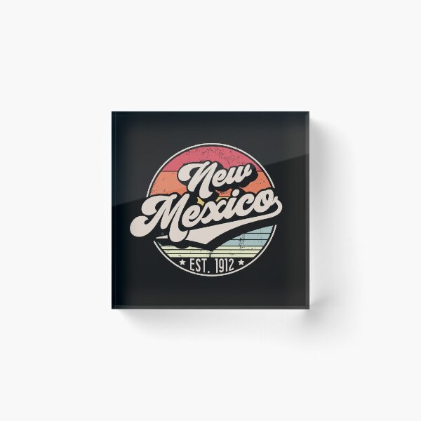 Item preview, Retro New Mexico Distressed Sunset Design designed and sold by gorillamerch.