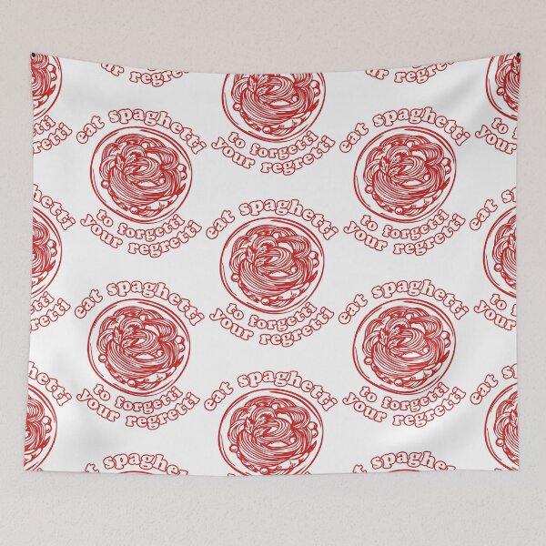 Item preview, Eat Spaghetti To Forgetti Your Regretti designed and sold by Marvin Stroman.