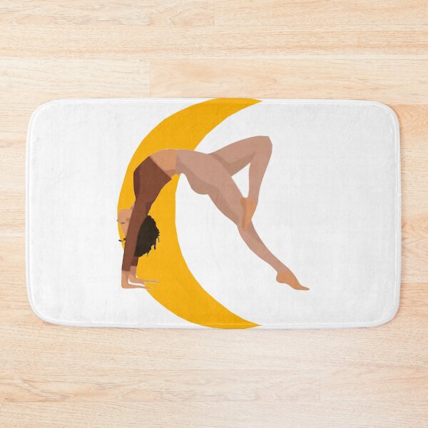 Item preview,    Cute half moon yoga pose art. designed and sold by BEAUTY ⭐⭐⭐⭐⭐.