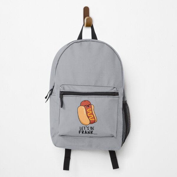 Item preview, Let's Be Frank Funny Hot Dog Frankfurter Puns designed and sold by punnybone.