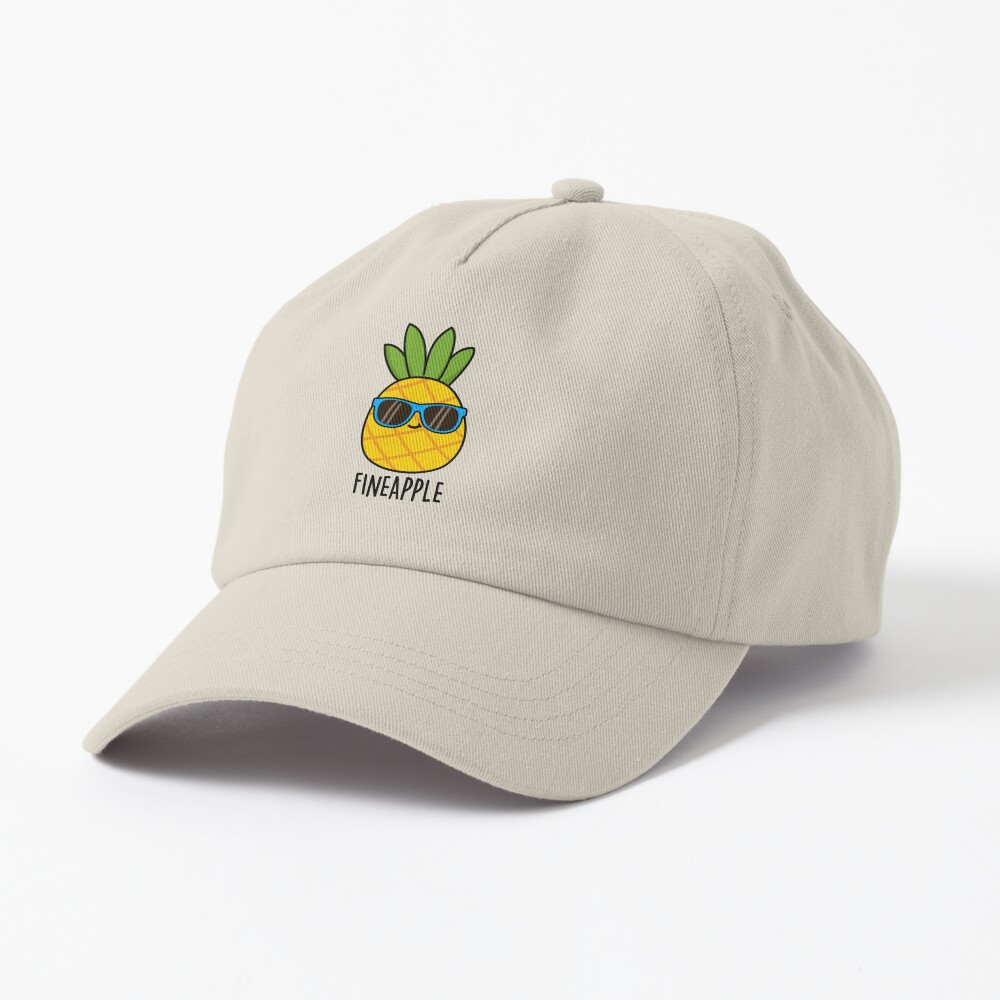 Pineapple Hat Tiny Design Baseball Hat Pineapple Baseball 