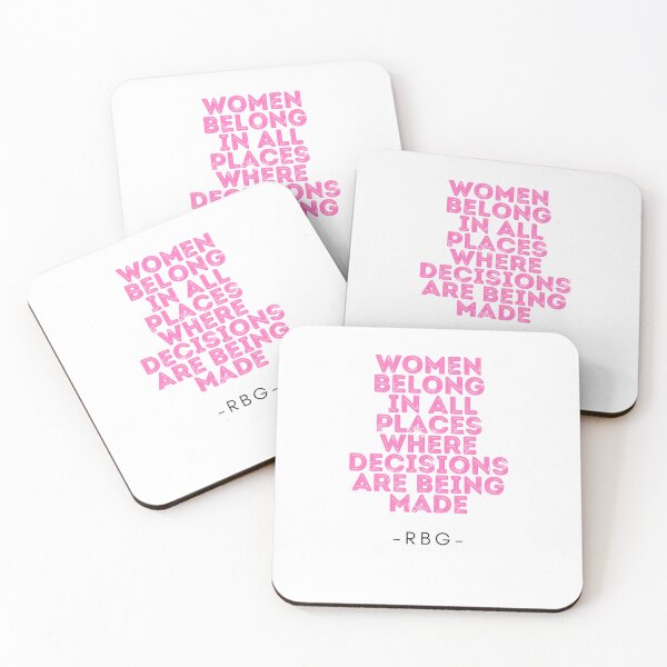Item preview, Las mujeres pertenecen a todos los lugares donde se toman decisiones - Ruth Bader Ginsburg designed and sold by Suki-yaki.