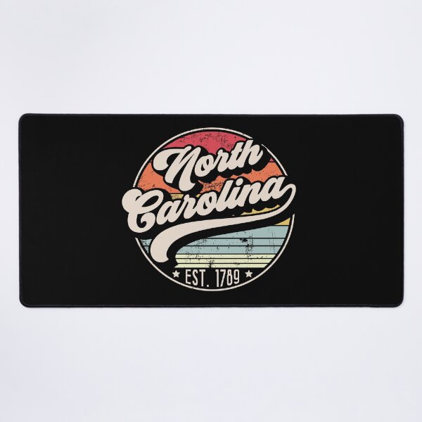 Item preview, Retro North Carolina Distressed Sunset Design designed and sold by gorillamerch.
