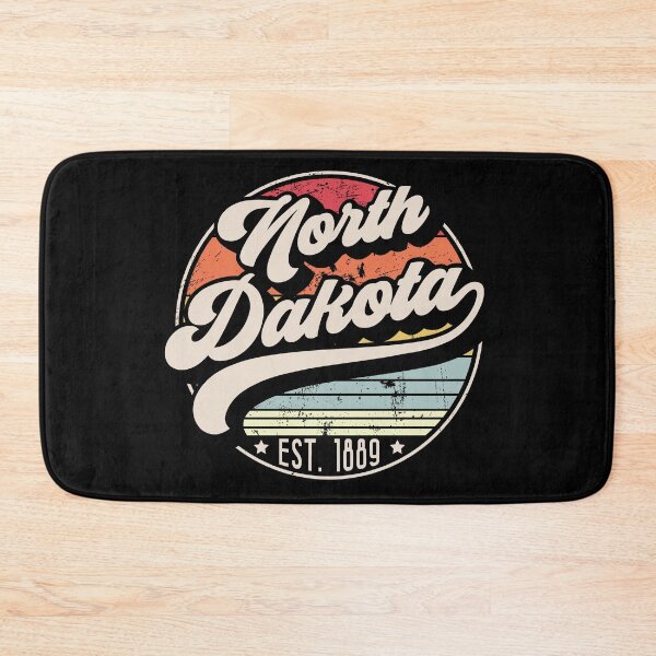 Item preview, Retro North Dakota Distressed Sunset Design designed and sold by gorillamerch.