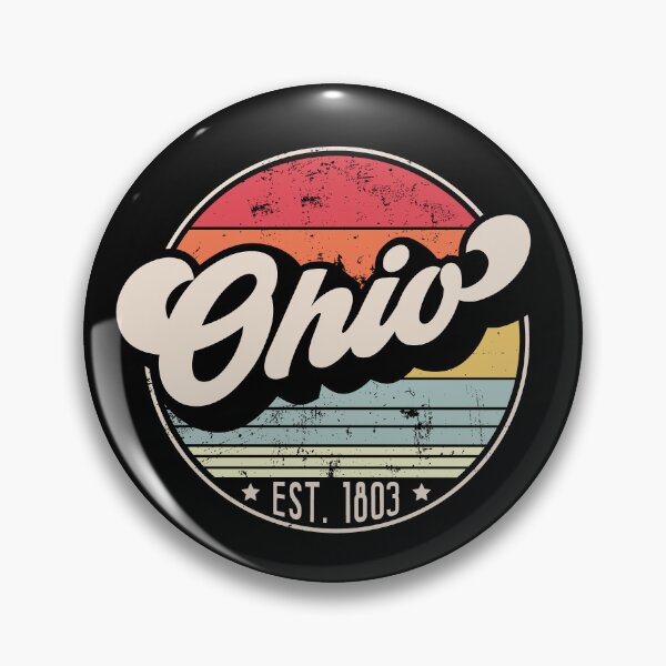 Item preview, Retro Ohio Distressed Sunset Design designed and sold by gorillamerch.
