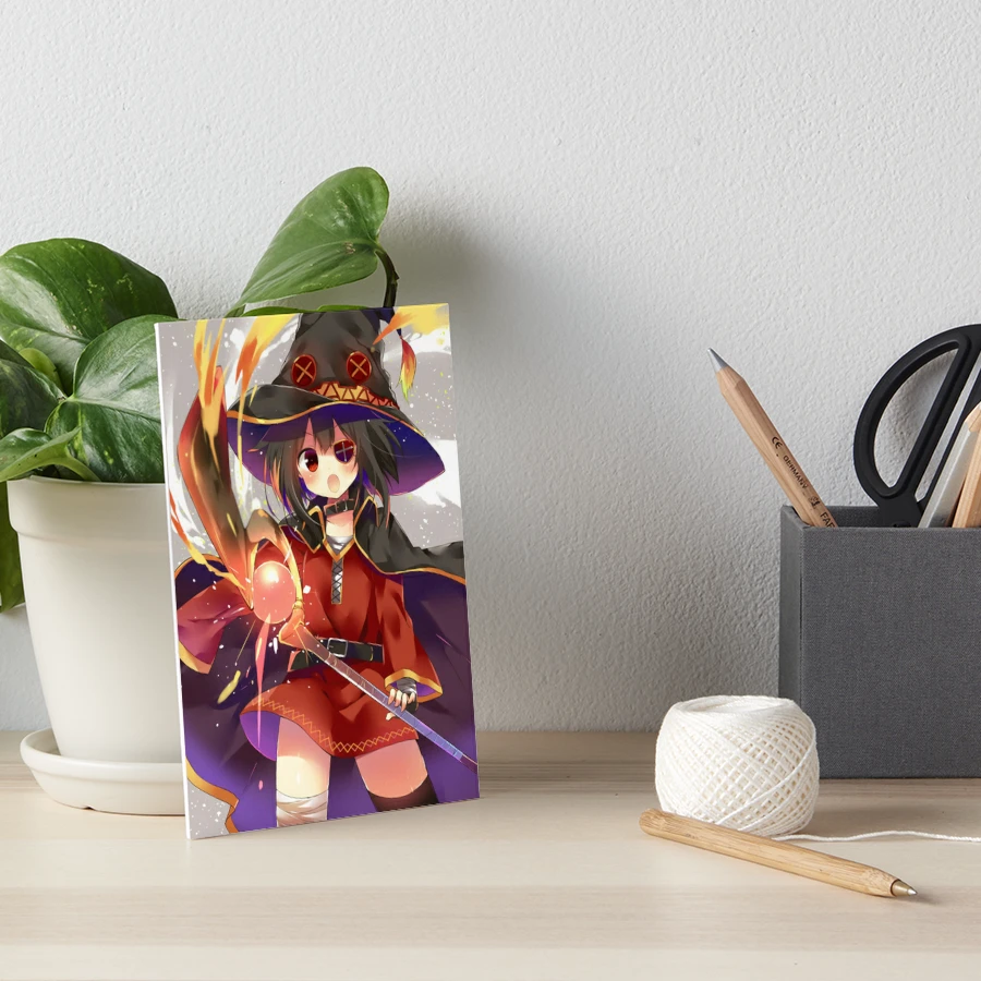 Kazuma and Megumin' Poster, picture, metal print, paint by Megumin The  Crimson Demon