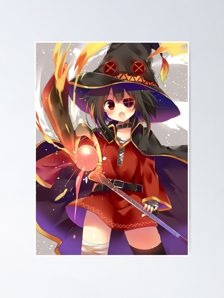 Kazuma Megumin Konosuba' Poster, picture, metal print, paint by