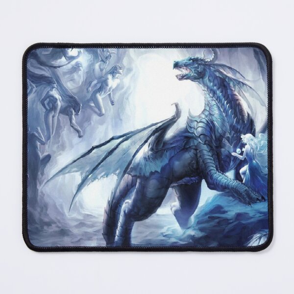 Item preview, Water dragon protects ice princess designed and sold by JapanHeavenArt.