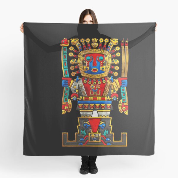 Viracocha Inca,Incan Gods - The Great Creator Viracocha Scarf