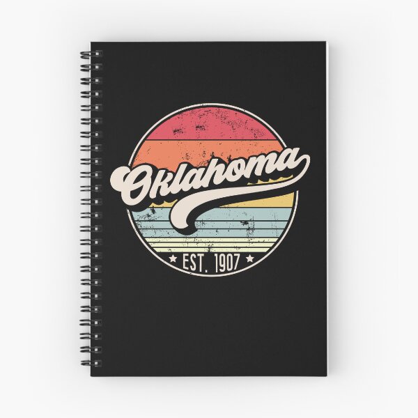 Item preview, Retro Oklahoma Distressed Sunset Design designed and sold by gorillamerch.