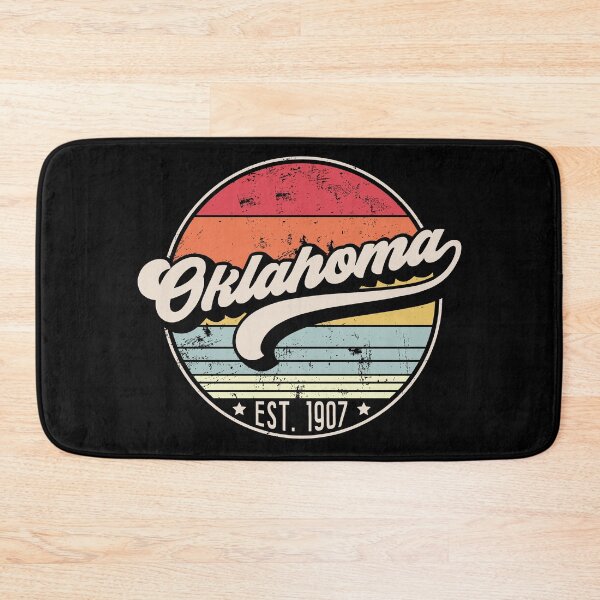 Item preview, Retro Oklahoma Distressed Sunset Design designed and sold by gorillamerch.