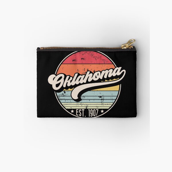 Item preview, Retro Oklahoma Distressed Sunset Design designed and sold by gorillamerch.