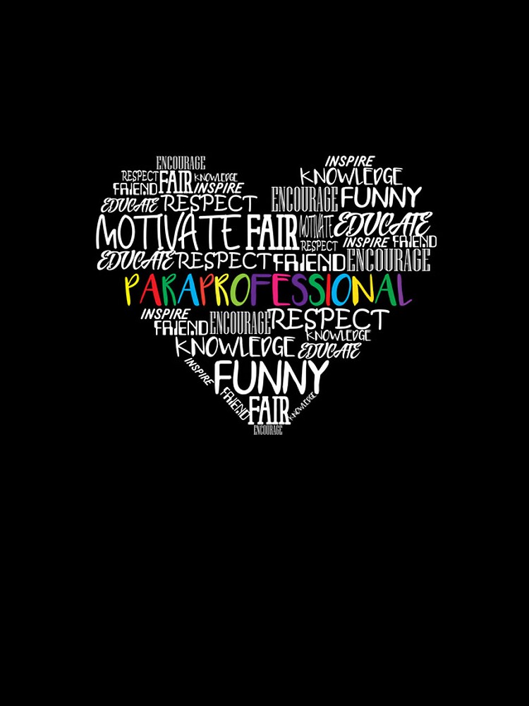 Imagen 4 de 4, Funda de iPhone con la obra Paraprofessional Word Cloud Heart Paralife Paraprofessional Gear, diseñada y vendida por DynamicDesign.