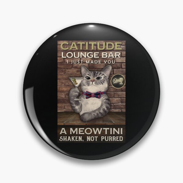 Item preview, A Meowtini Shaken, Not Purred designed and sold by Marvin Stroman.