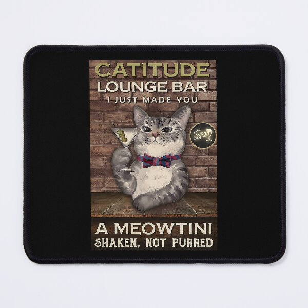 Item preview, A Meowtini Shaken, Not Purred designed and sold by Marvin Stroman.
