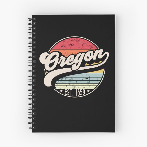Item preview, Retro Oregon Distressed Sunset Design designed and sold by gorillamerch.