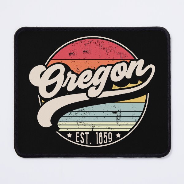 Item preview, Retro Oregon Distressed Sunset Design designed and sold by gorillamerch.