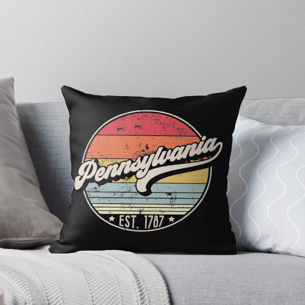 Item preview, Retro Pennsylvania Distressed Sunset Design designed and sold by gorillamerch.