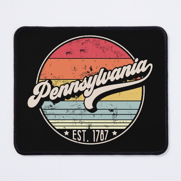 Item preview, Retro Pennsylvania Distressed Sunset Design designed and sold by gorillamerch.