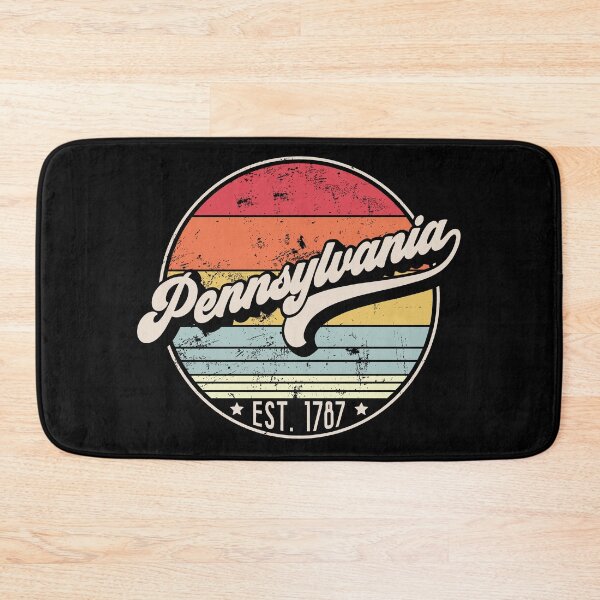 Item preview, Retro Pennsylvania Distressed Sunset Design designed and sold by gorillamerch.