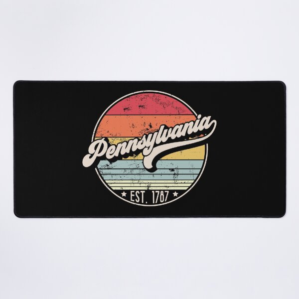 Item preview, Retro Pennsylvania Distressed Sunset Design designed and sold by gorillamerch.