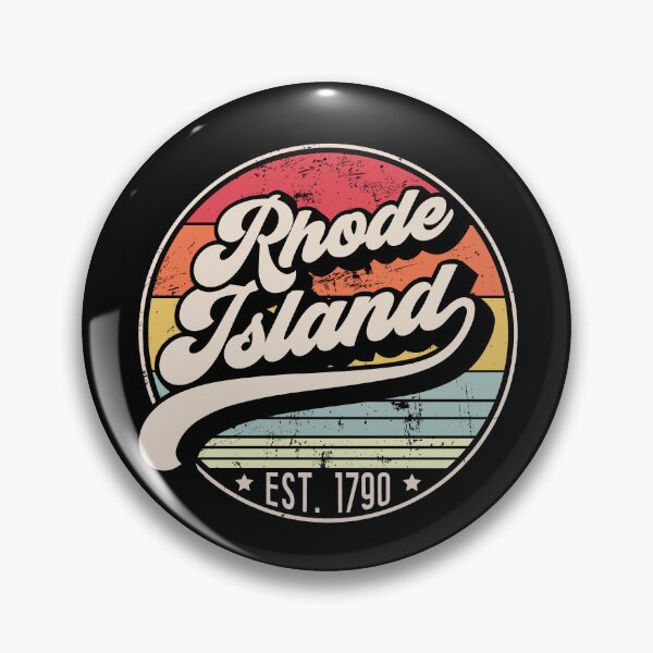 Item preview, Retro Rhode Island Distressed Sunset Design designed and sold by gorillamerch.
