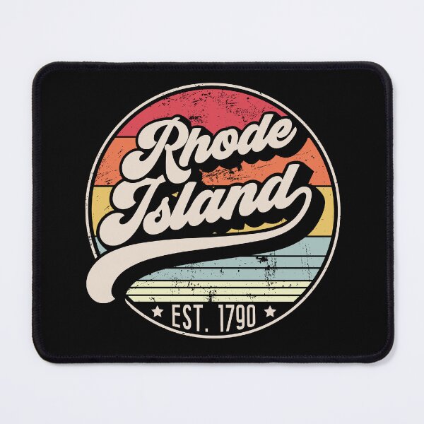 Item preview, Retro Rhode Island Distressed Sunset Design designed and sold by gorillamerch.