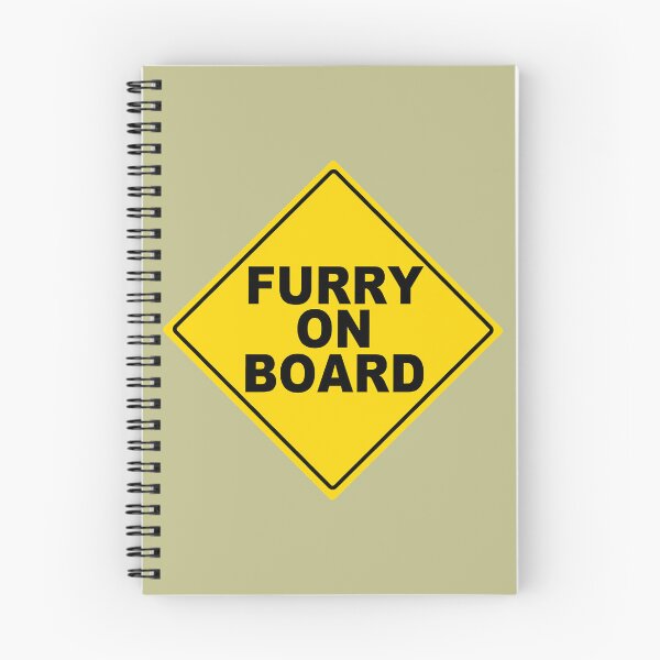 Item preview, FURRY ON BOARD Sign  designed and sold by Mythimorph.