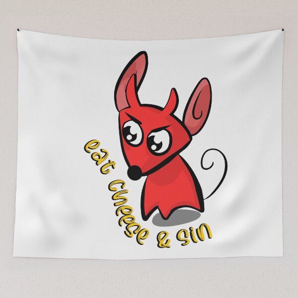 Item preview, Eat Cheese and Sin Temptation of an evil Mouse  designed and sold by fivo.