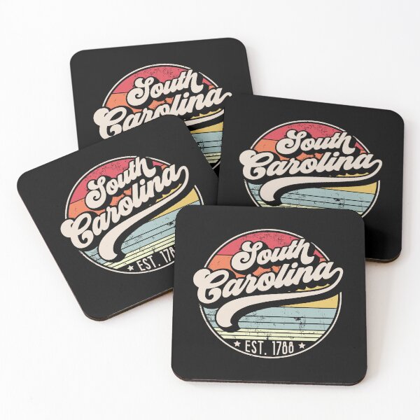 Item preview, Retro South Carolina Distressed Sunset Design designed and sold by gorillamerch.