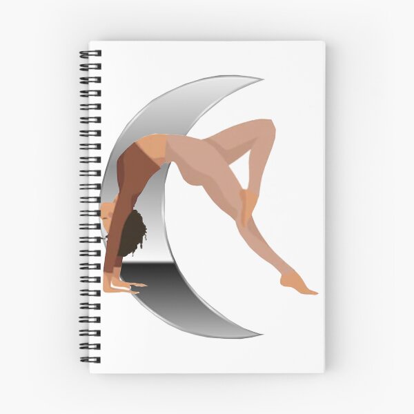 Item preview,     Cute half moon yoga pose art. designed and sold by BEAUTY ⭐⭐⭐⭐⭐.