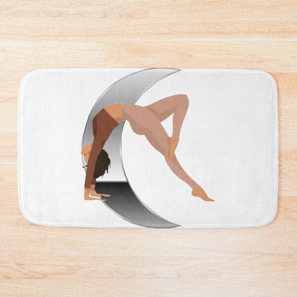 Item preview,     Cute half moon yoga pose art. designed and sold by BEAUTY ⭐⭐⭐⭐⭐.
