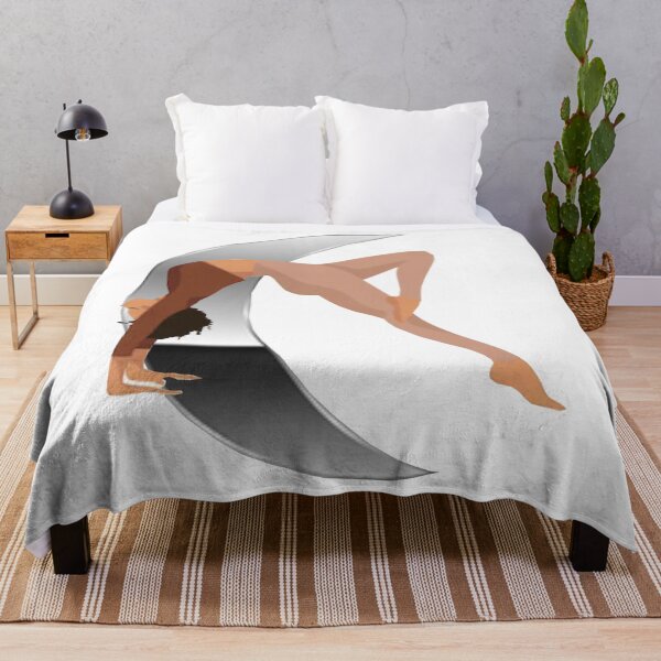 Item preview,     Cute half moon yoga pose art. designed and sold by BEAUTY ⭐⭐⭐⭐⭐.