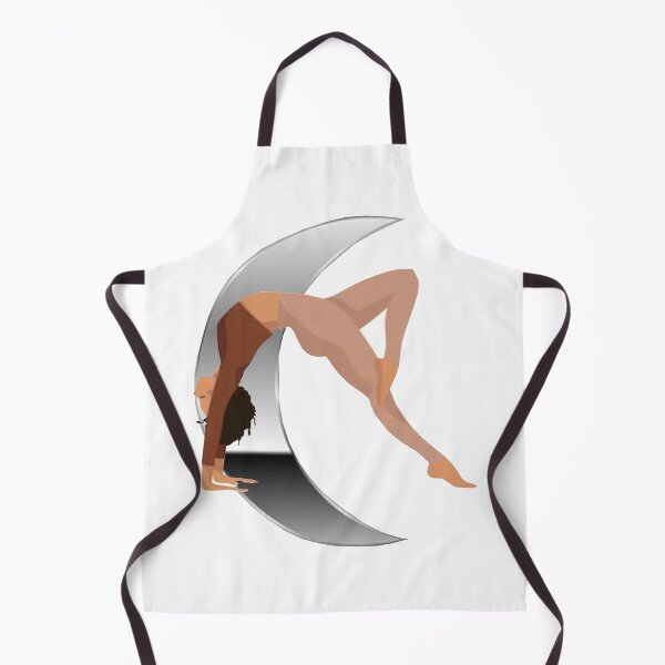Item preview,     Cute half moon yoga pose art. designed and sold by BEAUTY ⭐⭐⭐⭐⭐.