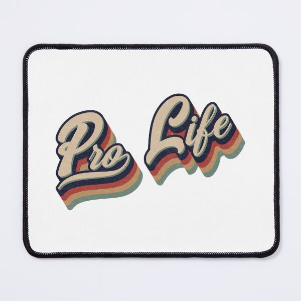 Item preview, Retro Vintage Pro Life Typography designed and sold by Whimsical Thinker.