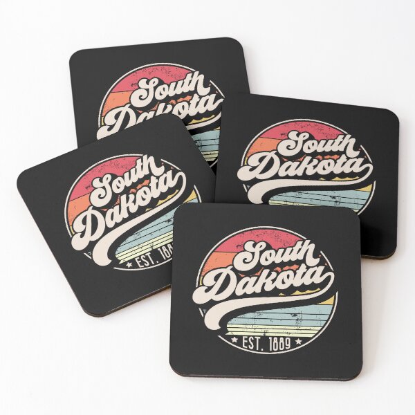 Item preview, Retro South Dakota Distressed Sunset Design designed and sold by gorillamerch.