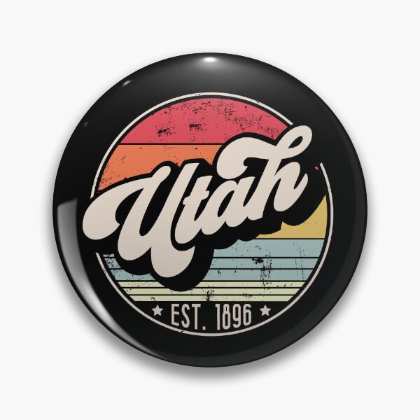 Item preview, Retro Utah Distressed Sunset Design designed and sold by gorillamerch.