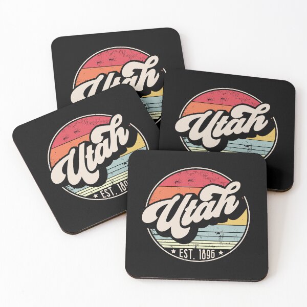 Item preview, Retro Utah Distressed Sunset Design designed and sold by gorillamerch.