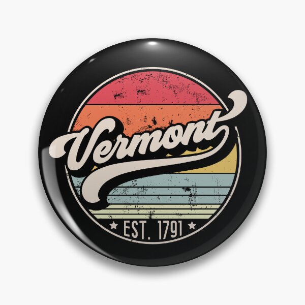 Item preview, Retro Vermont Distressed Sunset Design designed and sold by gorillamerch.