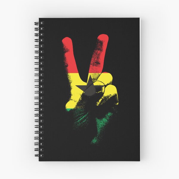 Item preview, Ghana Flag Peace Sign Hand Juneteenth Peace In Ghana Gear designed and sold by DynamicDesign.